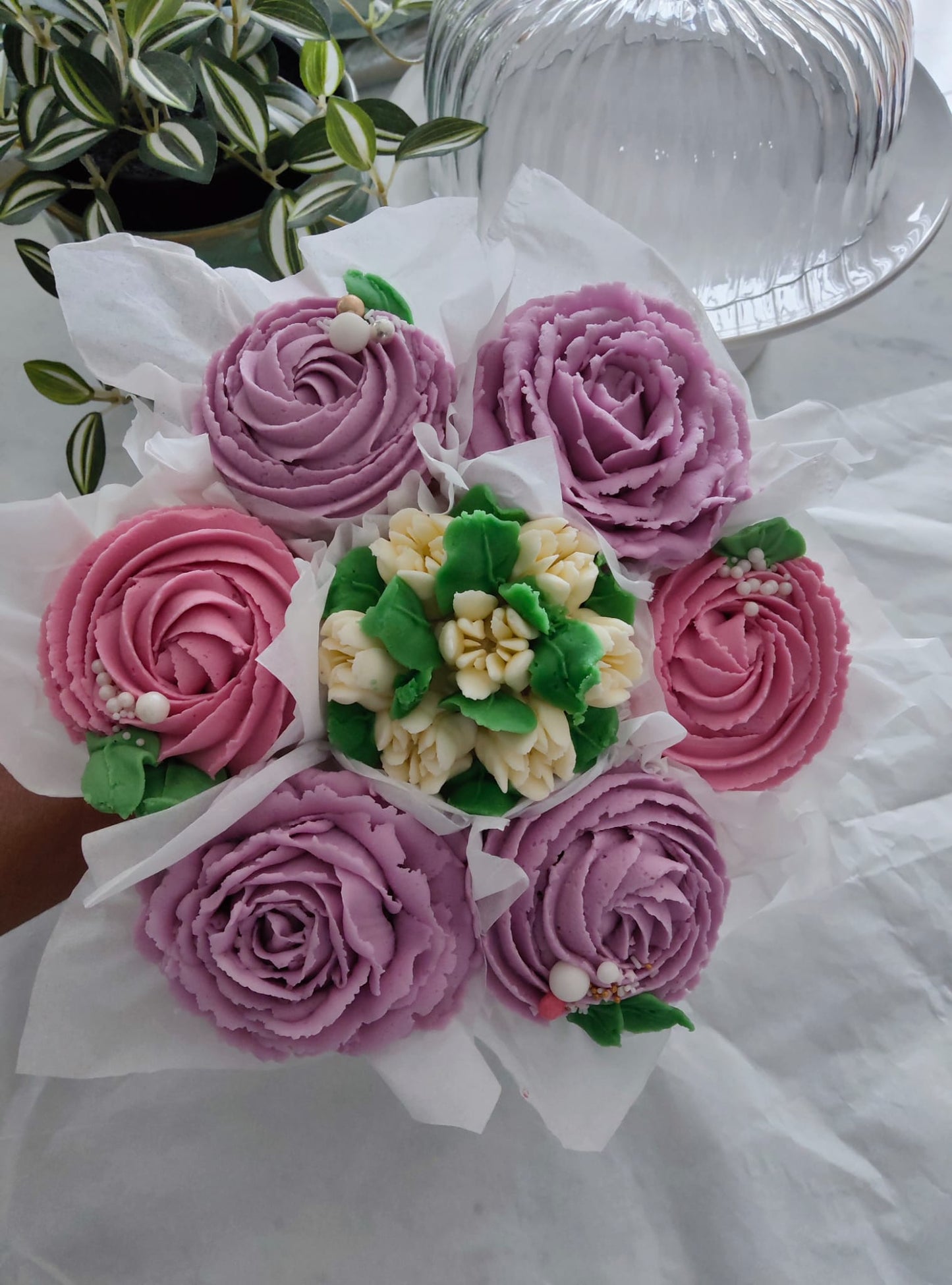 Box Cupcakes floraux