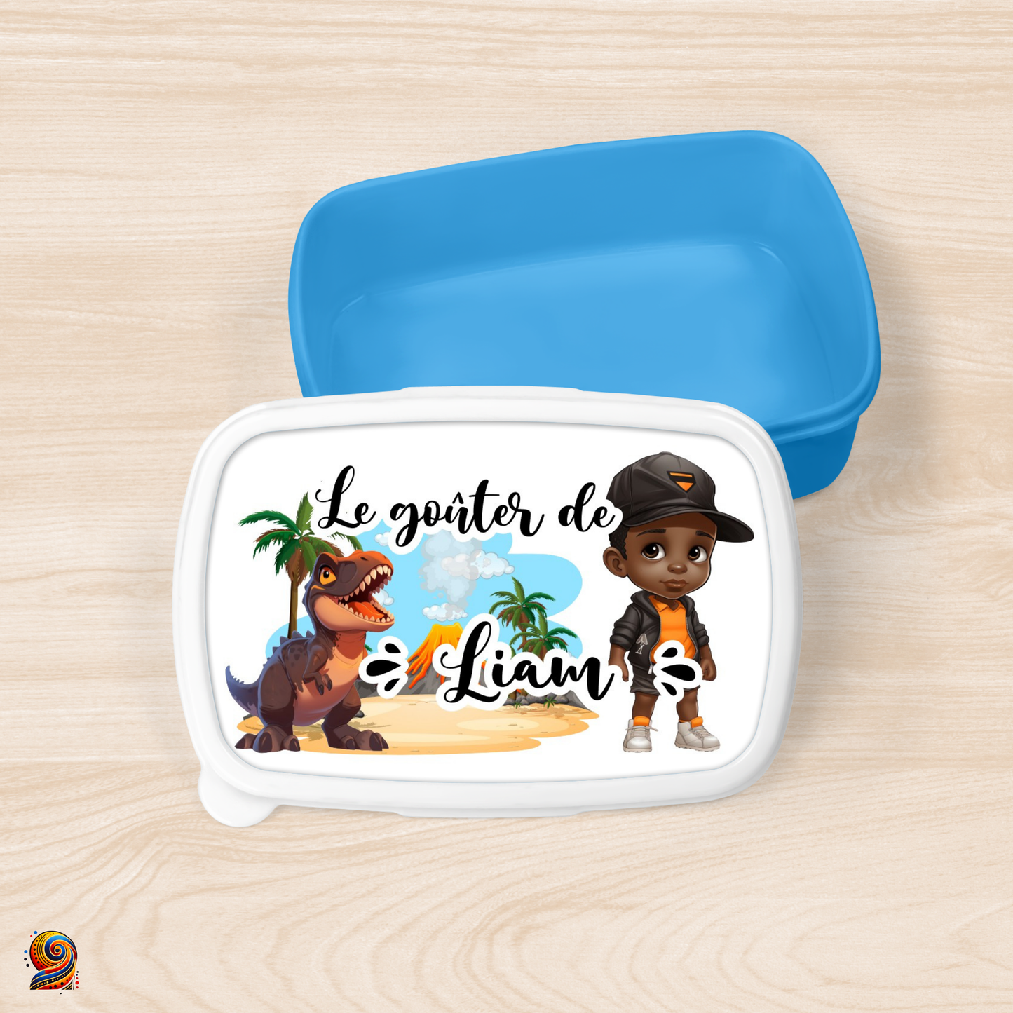 Boîte à gouter "Petit Chasseur de dino" - Twende Art