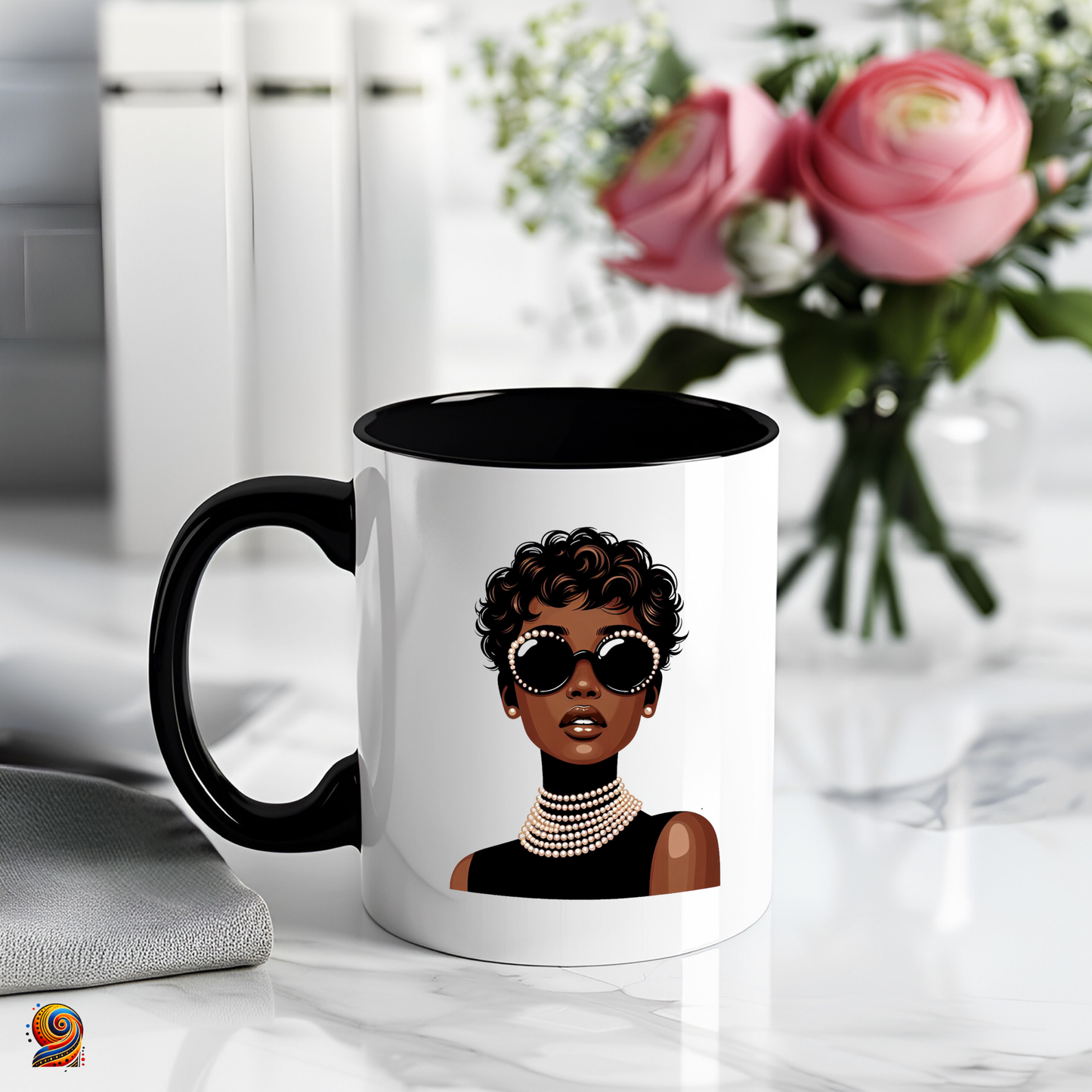 Mug afro Perla - Twende Art