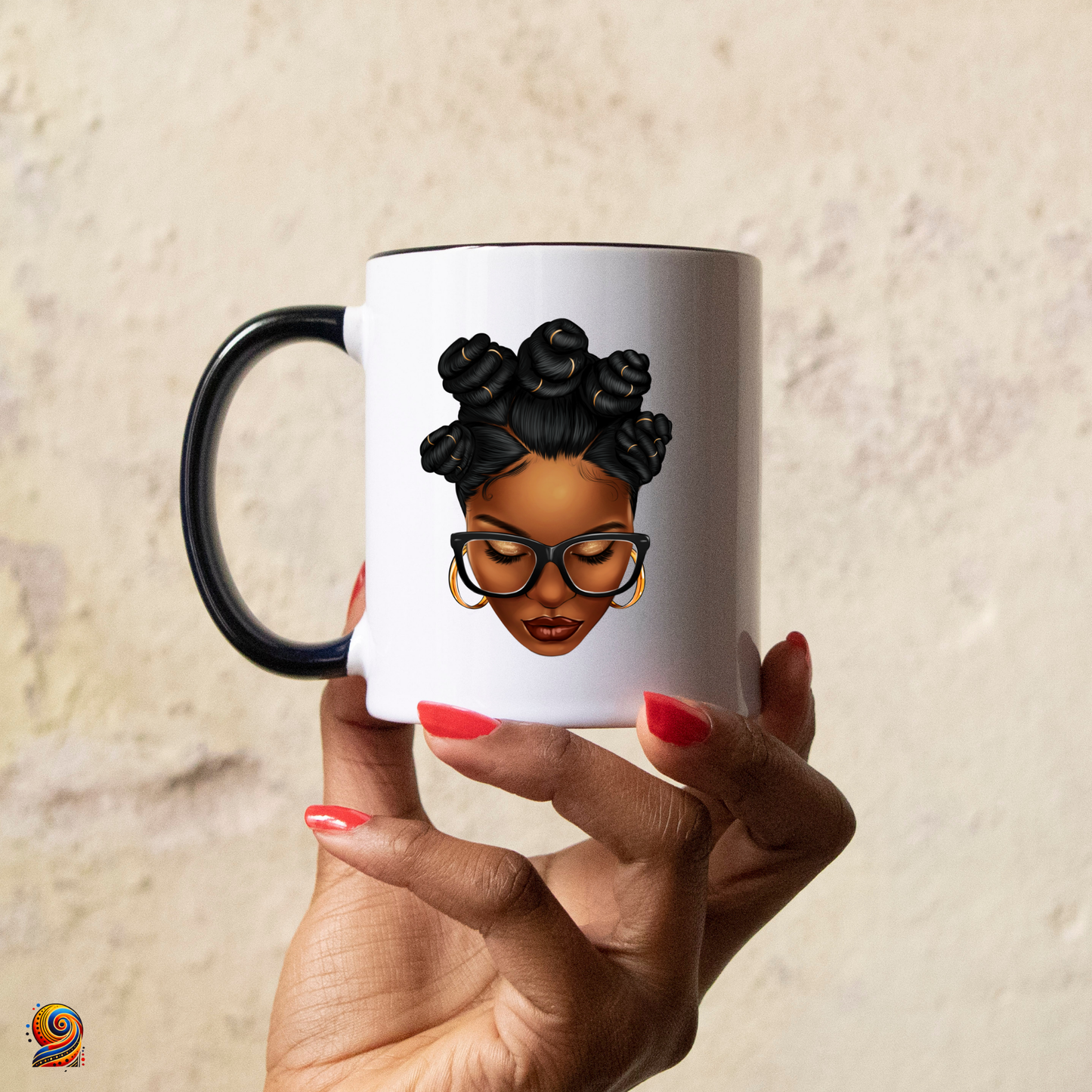 Mug afro Bantous Knots - Twende Art