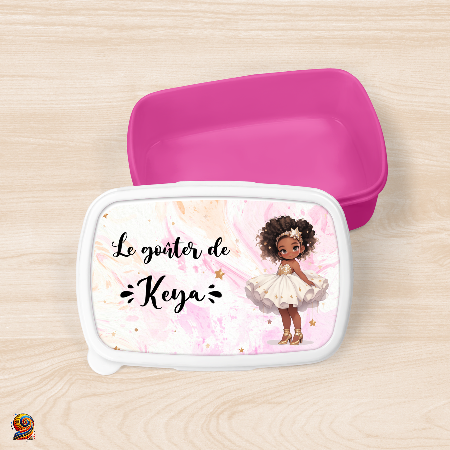 Boîte à gouter "Princesse" - Twende Art