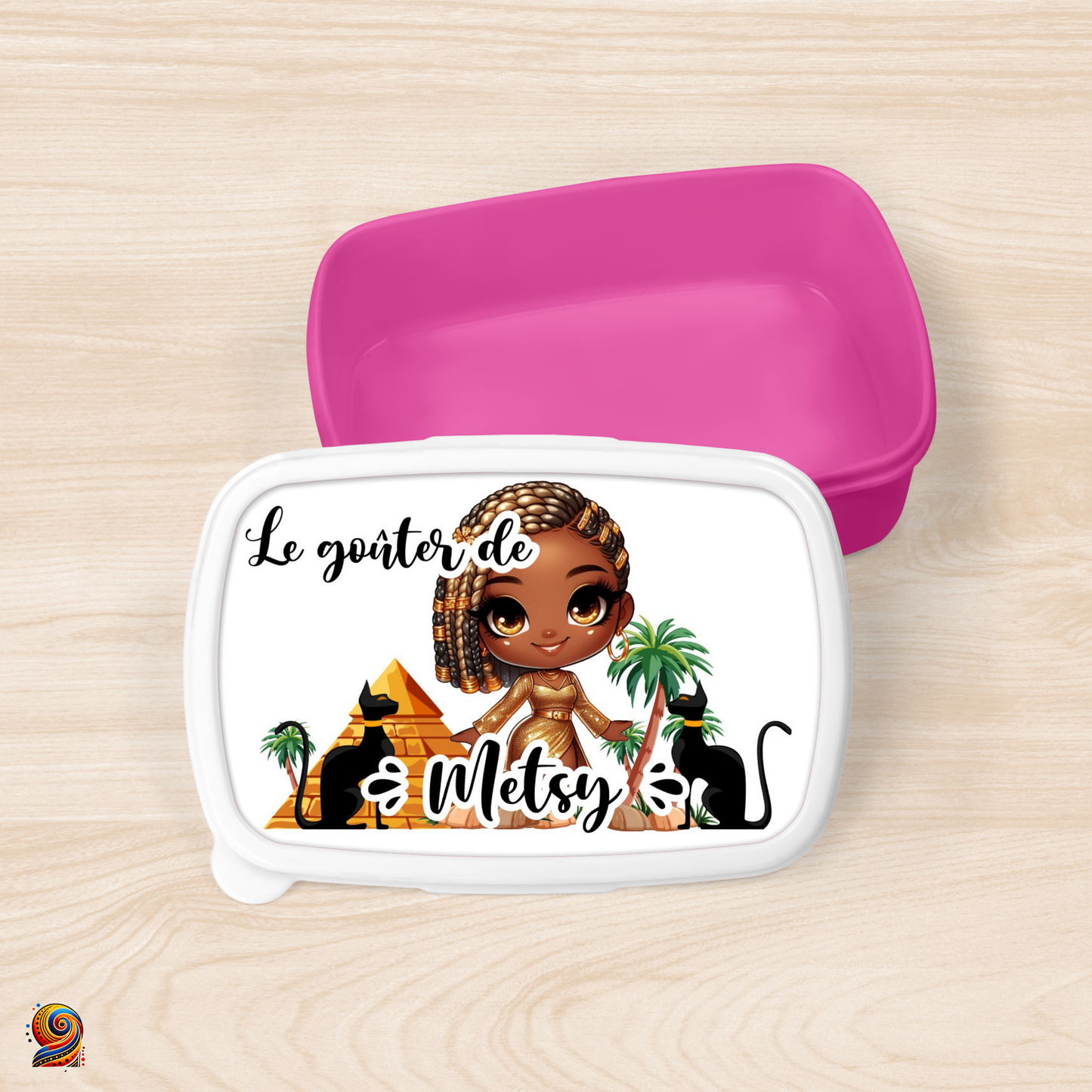 Boîte à gouter "Petite Egyptienne" - Twende Art