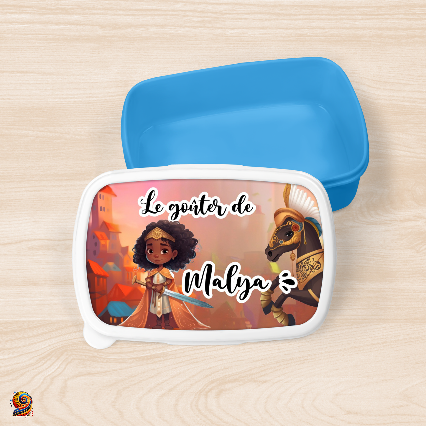 Boîte à gouter "Reine Mandingue" - Twende Art