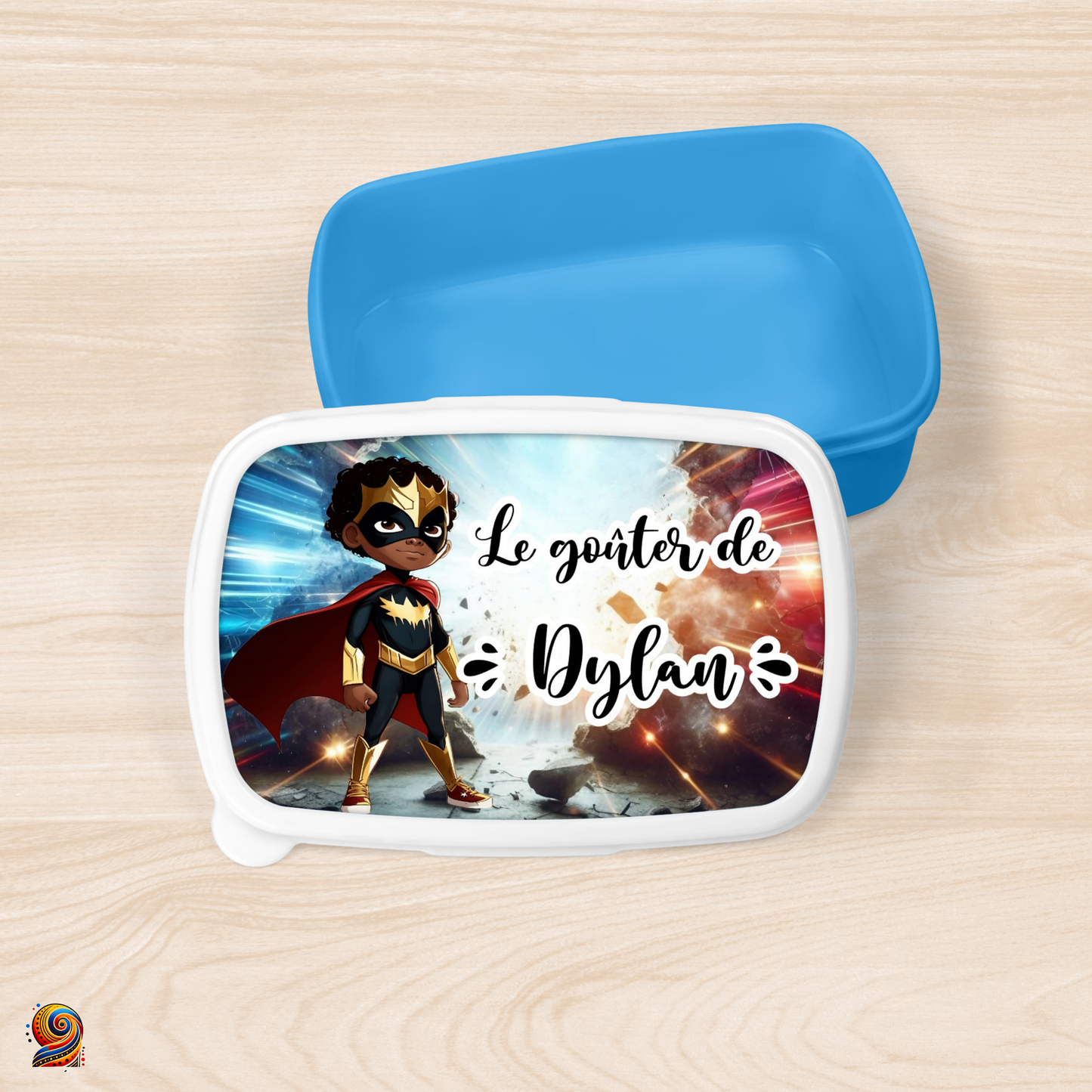 Boîte à gouter "Super Héros" - Twende Art