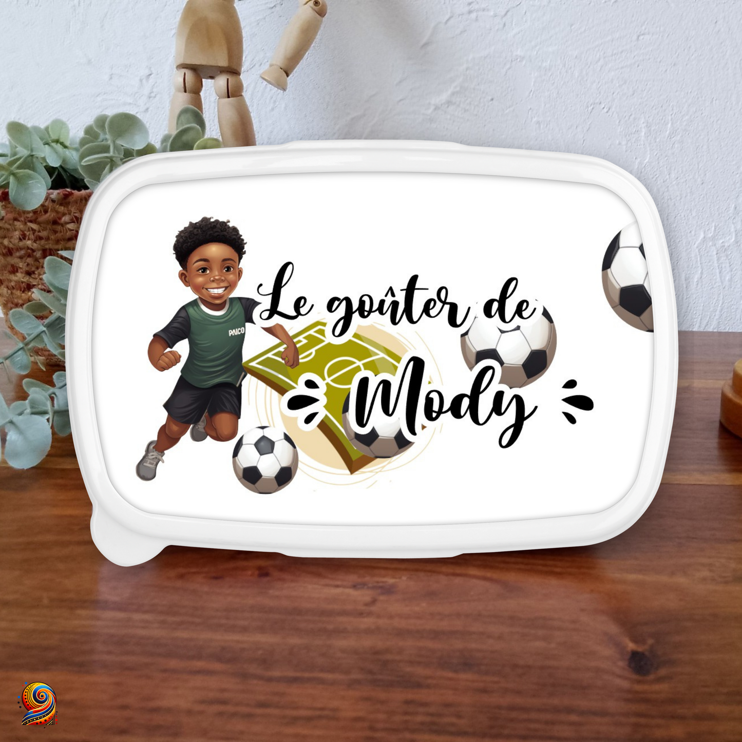 Boîte à gouter "Petit Footballer"