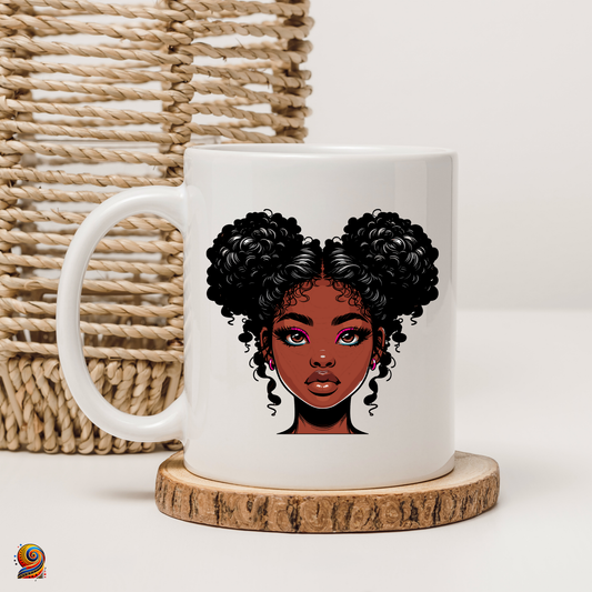 Mug afro Little Miss