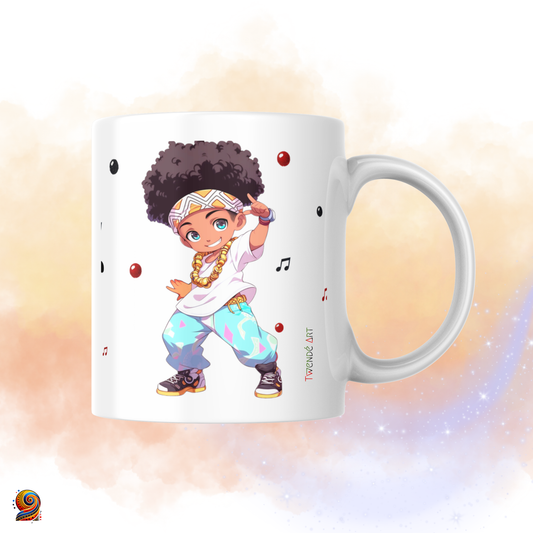 Mug personnalisé afro Danseur