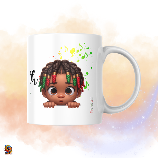 Mug personnalisé Petit afro Empereur