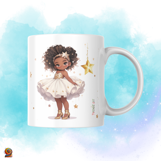 Mug personnalisé afro Princesse