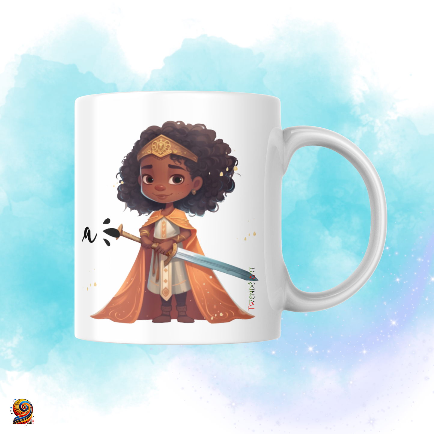 Mug personnalisé afro Cavalière