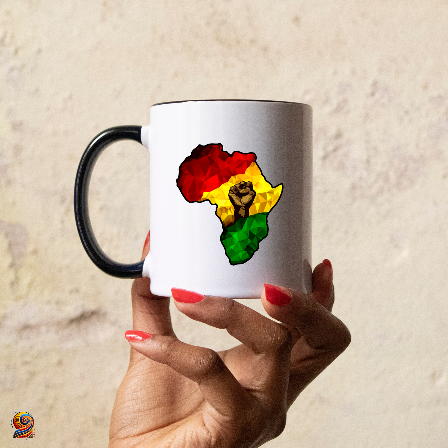 Afro Black people mug