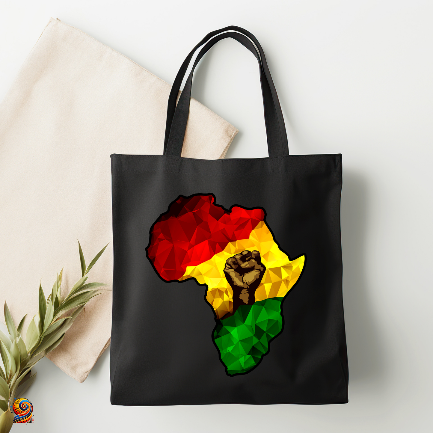 Afro shopping tote bag "Black people"